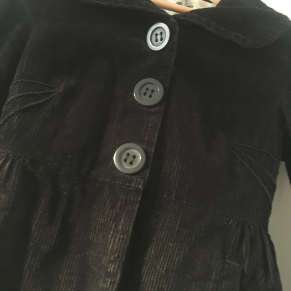 Divided by H&M black corduroy jacket blazer sz 2 - Picture 3 of 8